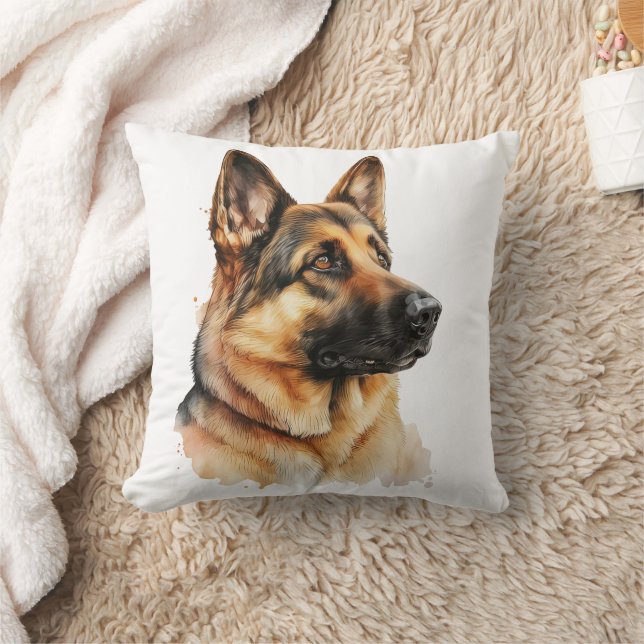 Almofada Cachorro de cachorrinho com German shepherd (Cobertor)