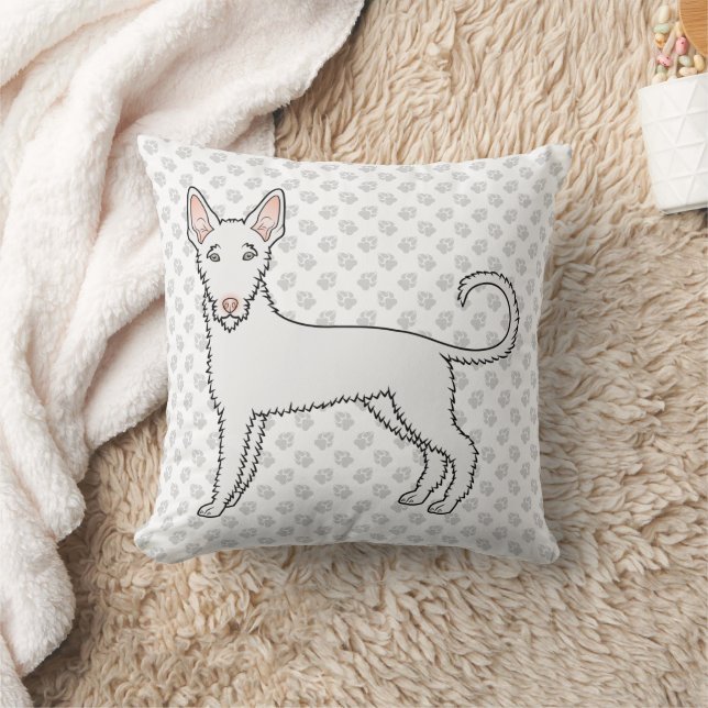 Almofada Cachorro de desenho animado Ibizan Hound de Cabelo (Cobertor)