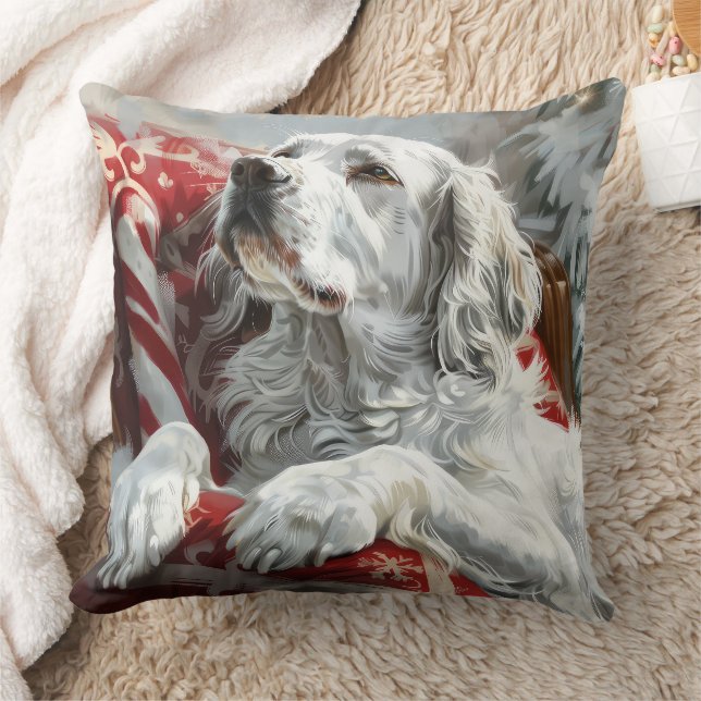 Almofada Cachorro de inverno Festivo (Cobertor)
