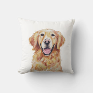 Almofada Cachorro de Retriever de Ouro Mínimo Inspirado P