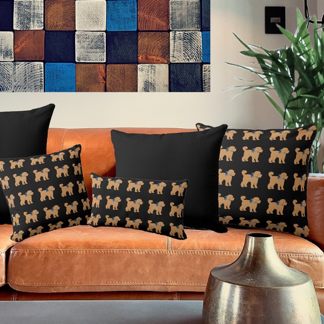 Almofada Cachorro do dia de os pais (Criador carregado)