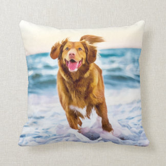 Almofada Cachorro do Ouro Escuro