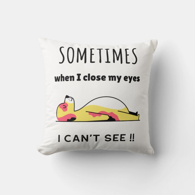 Almofada Cachorro engraçado (Frente)