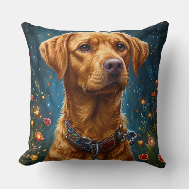 Almofada Cachorro labrador de Natal (Frente)