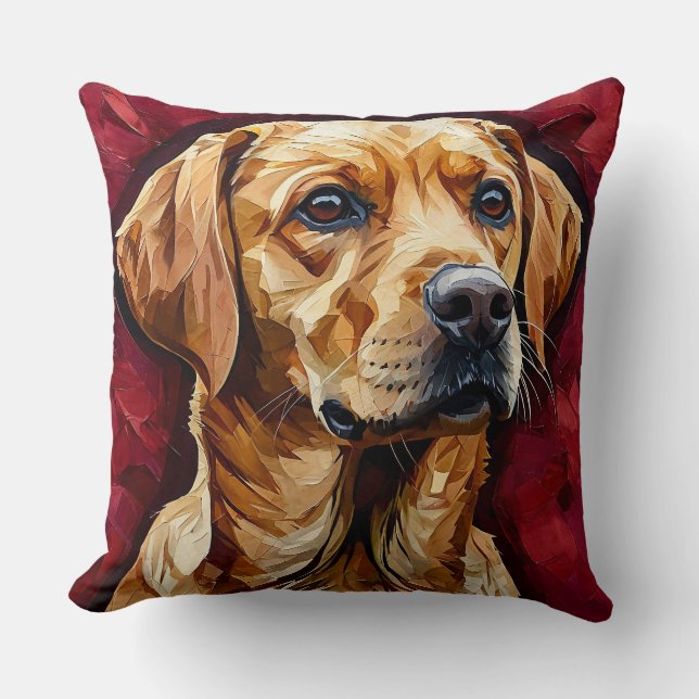 Almofada Cachorro labrador de Natal (Frente)