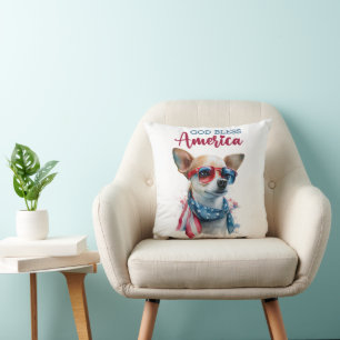 Almofada Cachorro Patriota-Chihuahua