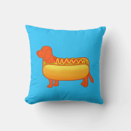 Almofada Cachorro-quente Dachshund Adorável