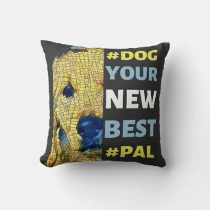 Almofada #Cachorro, sua nova melhor camisa #Pal