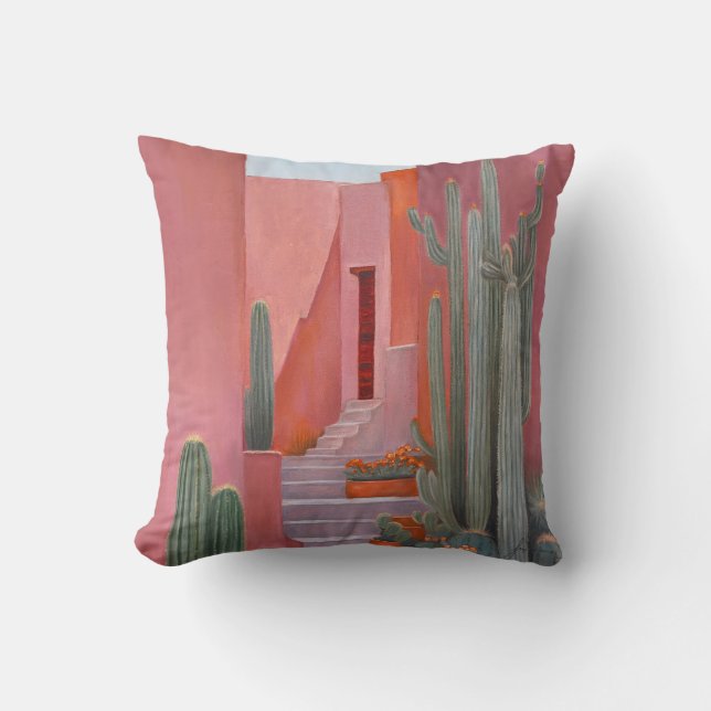 Almofada Cacti Ally Throw Pillow (Frente)