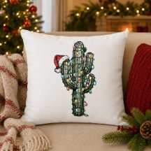 Cacto de Natal com Luzes