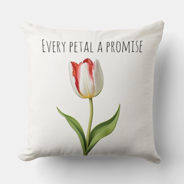 Almofada Cada pétala uma promessa (Frente)