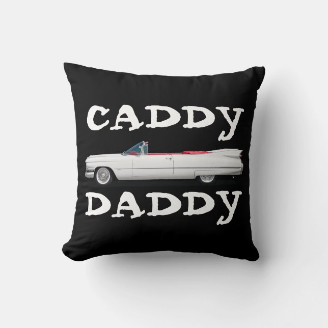 ALMOFADA CADDY DADDY DAD CARRO CLÁSSICO COM ALETA (Frente)