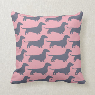 Almofada Cães Sólidos e Sólidos Pattern Fun Doxie Lover's