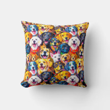 Cães vibrantes Impressão