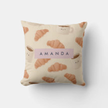 Café Croissante de Pastel Cuja Folha foi Personali