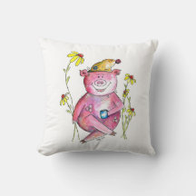 Café de Bebendo de porco branco