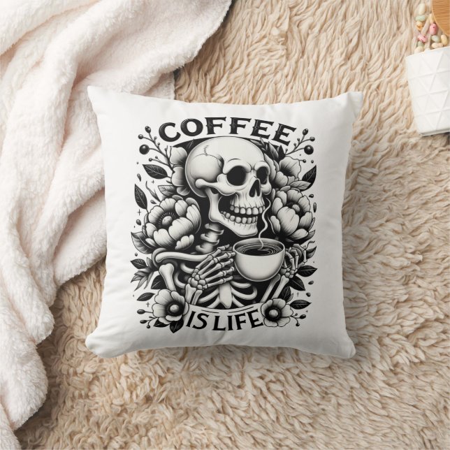 Almofada Café É a Vida (Cobertor)