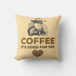 ALMOFADA CAFÉ. É BOM PARA VOCÊ.