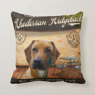 Almofada Café Rhodesian Ridgeback