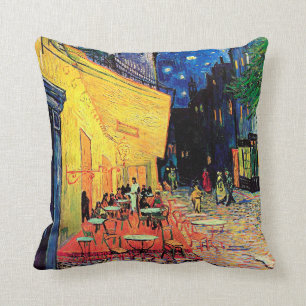 Almofada Cafe Terrace na Noite, Vincent van Gogh, 1888