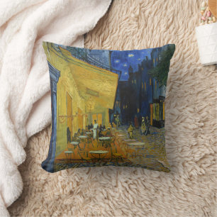 Almofada Café Terrace por Vincent Van Gogh