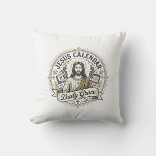Almofada Calendário de Jesus Graça Diária Calendário de Jes
