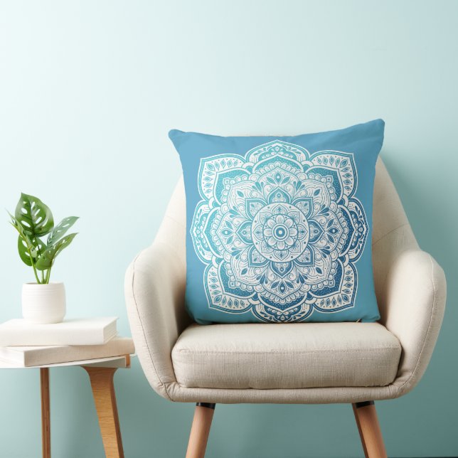 Almofada Caleum Mandala Throw Pillow (Cadeira)