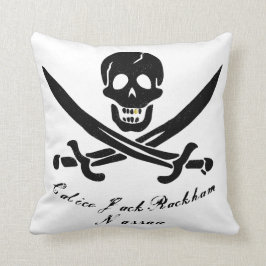 Almofada Calico Jack Nassau Pirate Flag Jolly Roger