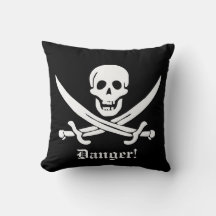 Calico Jack Pirate Flag Skull e Cutlass Warning