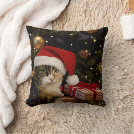 Almofada Calico Santa Kitty