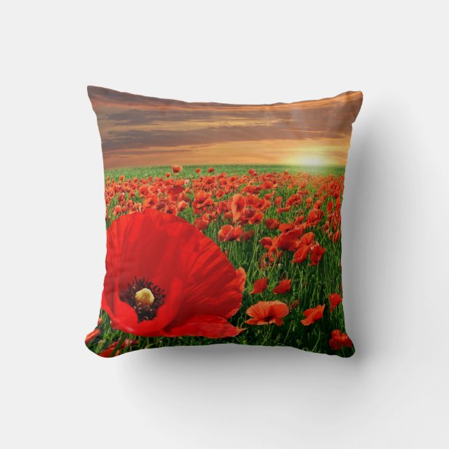 Almofada California Poppy (Frente)