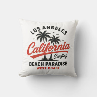 Almofada California Surfing Los Angeles Beach Paradise West