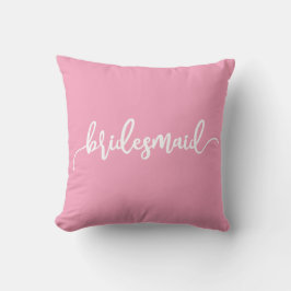 Almofada Calliografia de Casamento de Bridesmaid | TRAVESSE