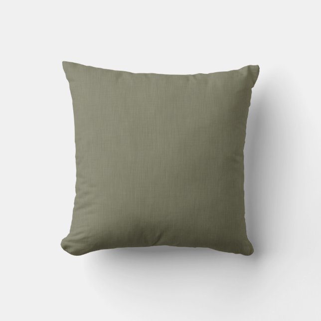 Almofada Calm & simple olive green textured background  (Frente)