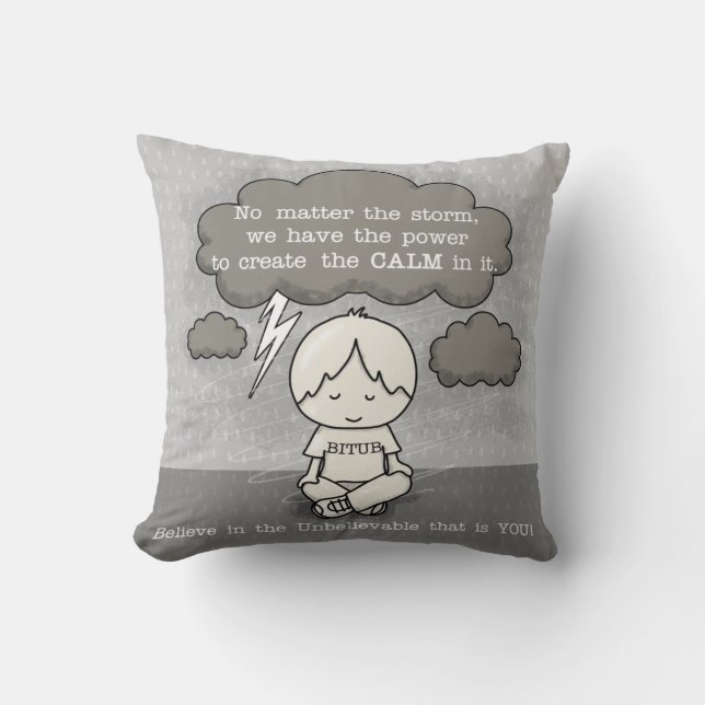 Almofada Calma na Tempestade (Frente)