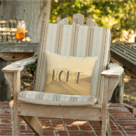 Almofada Camadas de ouro do nevoeiro da manhã asas do sol a