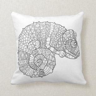 Almofada Camaleão Zendoodle