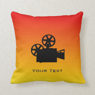 Almofada Câmara de Filme Laranja Amarelo