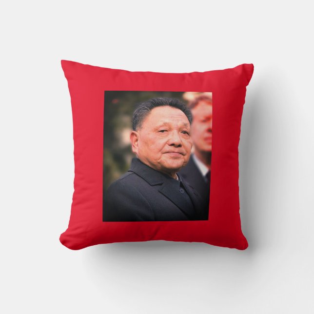 Almofada Camarada Deng Xiaoping - Líder Chinês (Frente)