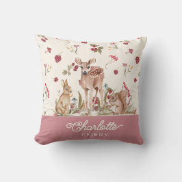 Almofada Camareira Whimsical Woodland Travesseiro decorativ