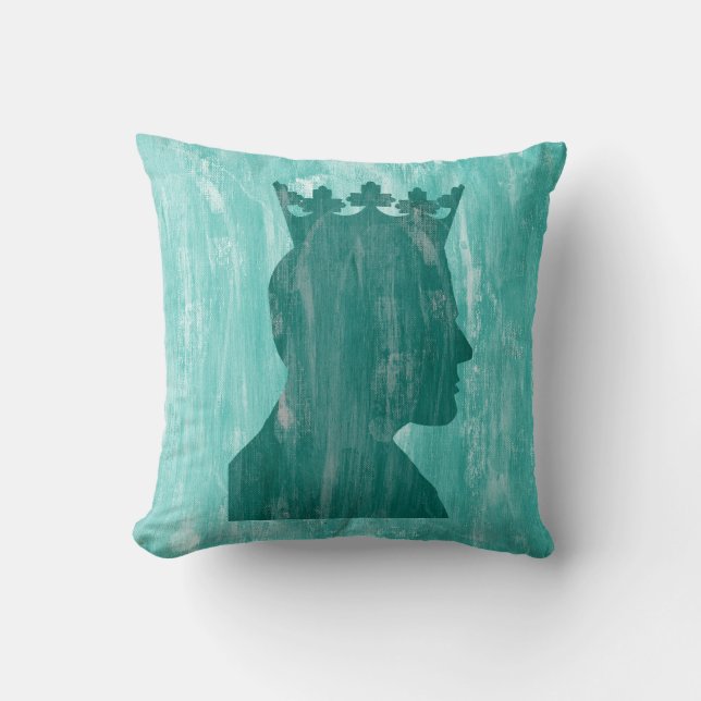 Almofada Camelot: Rei e rainha (Frente)