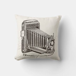 Almofada Câmera do vintage - fotografia antiga das câmeras