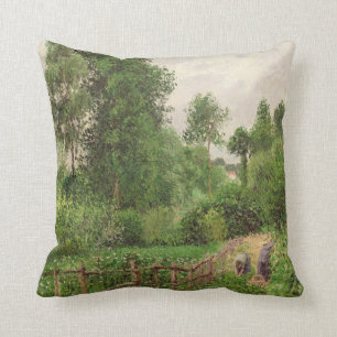 Almofada Camille Pissarro Paysage, gris dos temps um