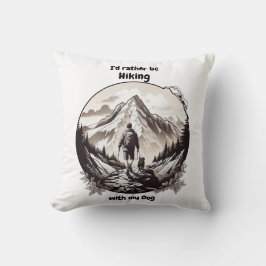 Almofada Caminhando com meu cachorro
