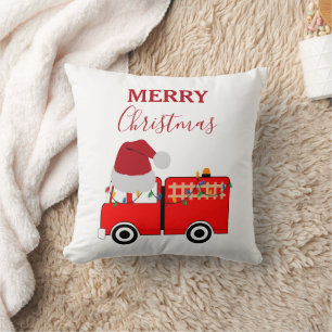 Almofada Caminhão de Fogo Vermelho Natal