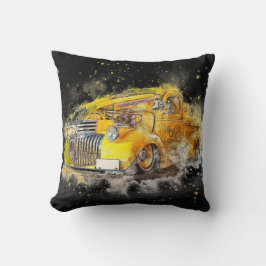 Almofada Caminhão Preto e Amarelo