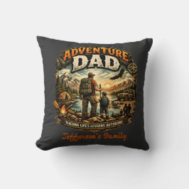 Almofada Camisa Adventure Dad – Acampamento ao Ar Livre Vin