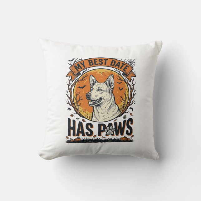 Almofada Camisa de Cachorro de Halloween para Pais de Anima (Frente)