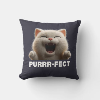 ALMOFADA CAMISA DE MEME DE GATO ENGRAÇADO PURRR-FEITO