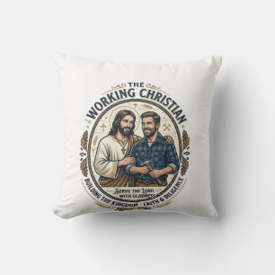 Almofada Camisa de Ofícios de Construção de Jesus Gráfico C